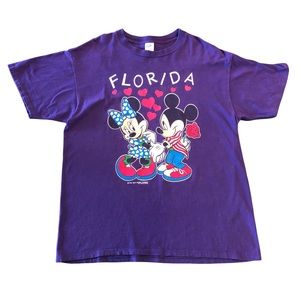 Vintage 90’s Mickey & Minnie Love T Shirt